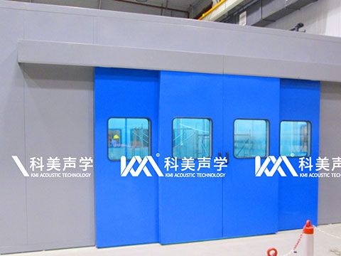 Electrical horizontal moving door SOUNDPROOF ROOM