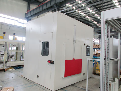DOUBLE GUIDE RAIL WITH UP AND DOWN PNEUMATIC DOOR STRUCTURE SOUNDPROOFED ROOMS