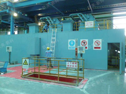 SHOT BLASTING MACHINE SOUNDPROOF ROOM